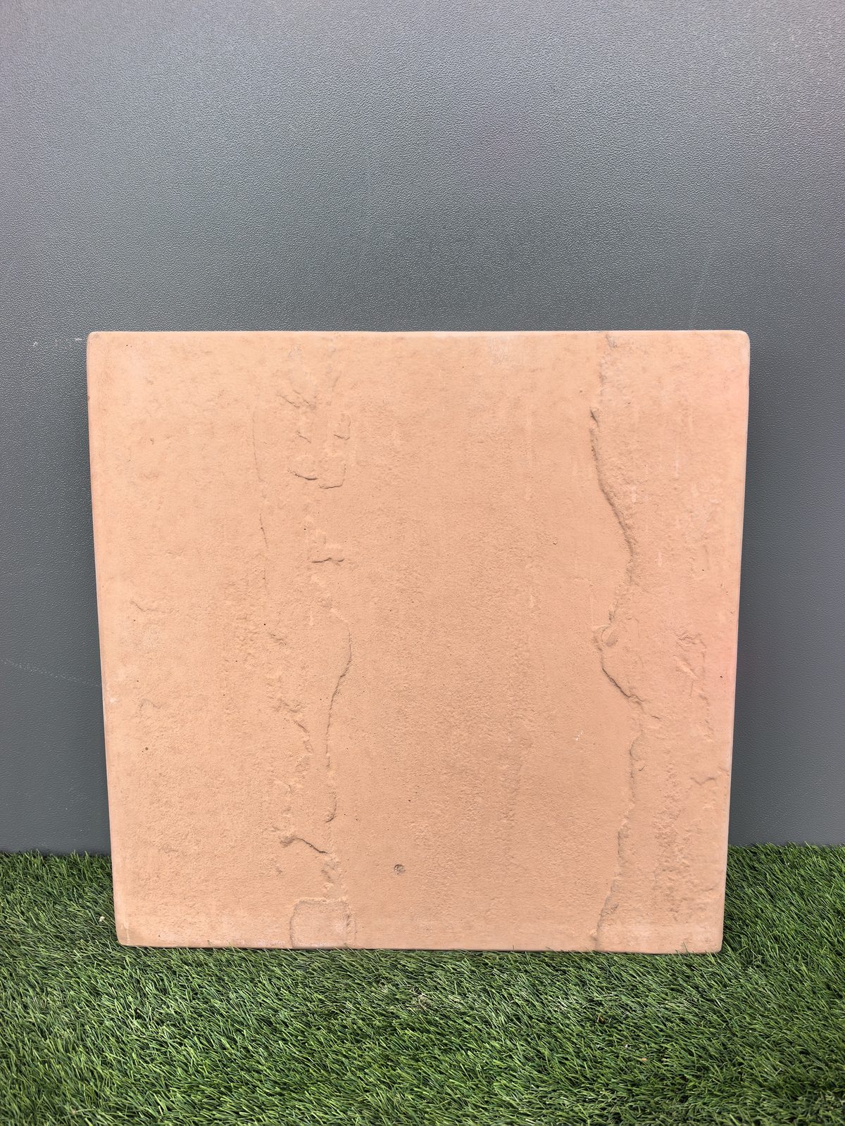 420 X 420 Biege Rockface Paving Slab 420 x 420 (40mm)